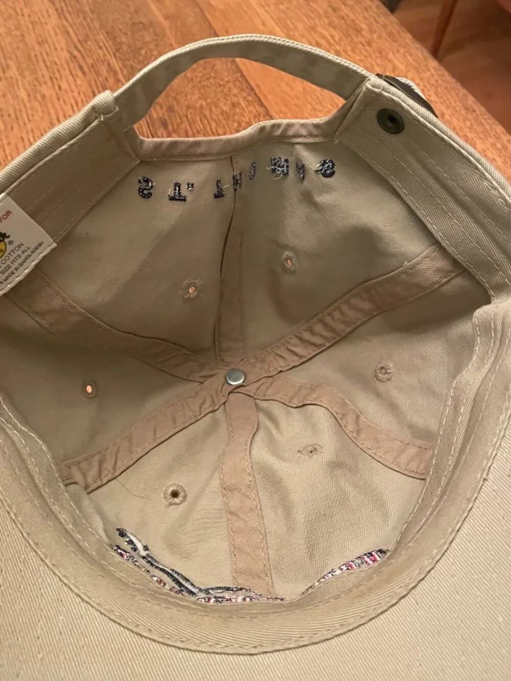 St. Thomas Hard Rock Cafe Beige Metal Buckle Strap Baseball Hat Cap